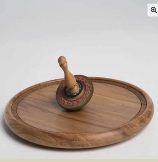 Plate for Spinning Tops